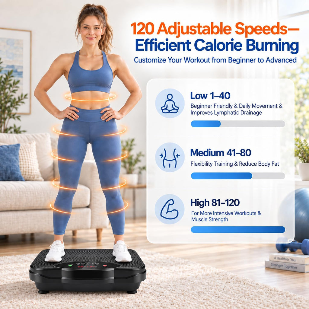 Vibration Plate Exercise Machine for Lymphatic Drainage