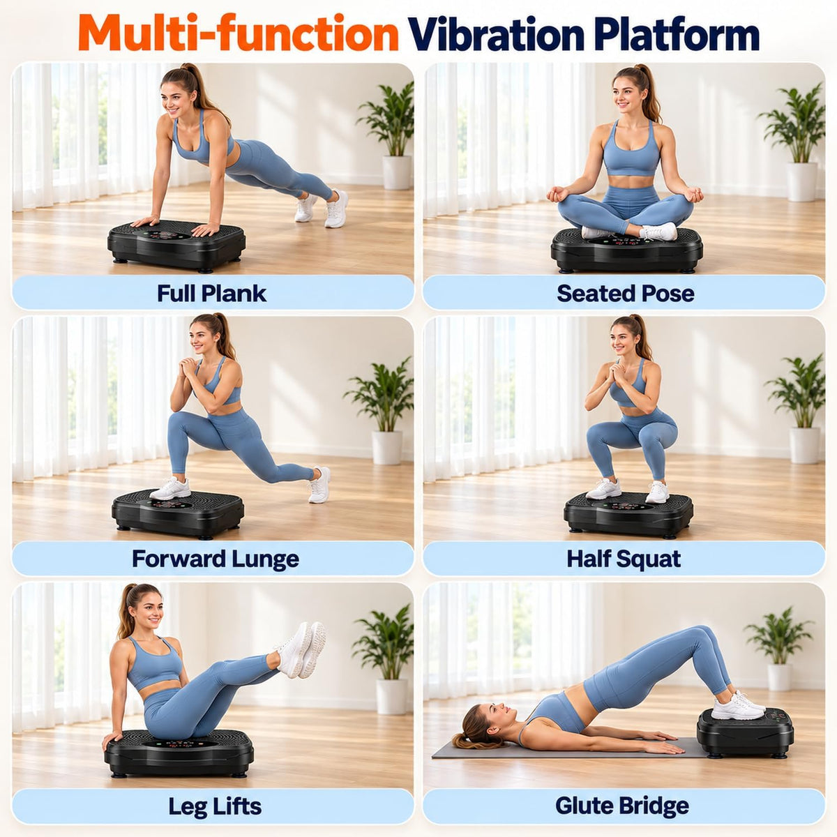 Vibration Plate Exercise Machine for Lymphatic Drainage